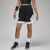 Jordan Sport Diamond Shorts In Black And White