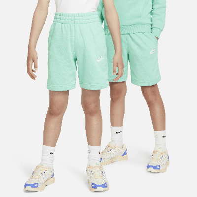 Nike Sportswear Club Fleece Big Kids' French Terry Shorts In Green