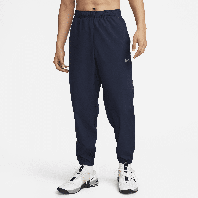 Nike Men's Form Dri-fit Standard-fit Tapered-leg Training Pants In Blue