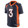 Nike Russell Wilson Navy Denver Broncos Alternate Vapor Limited Jersey In Blue