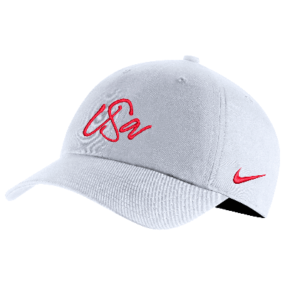 Nike Uswnt Campus  Women's Soccer Adjustable Hat In Grey