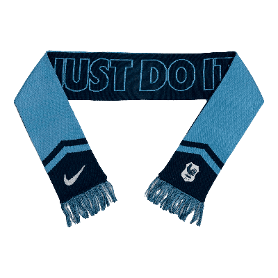 Nike France National Team Local Verbiage  Unisex Soccer Scarf In Blue