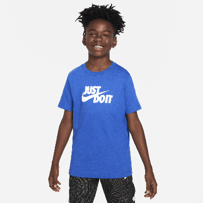 Nike Big Kids Sportswear Graphic T-shirt In Blue