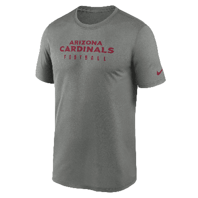 Nike Men's Dri-fit Sideline Legend (nfl Arizona Cardinals) T-shirt In Heather Gray