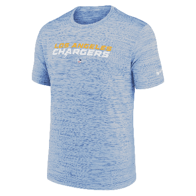 Nike Men's Dri-fit Sideline Velocity (nfl Los Angeles Chargers) T-shirt In Blue
