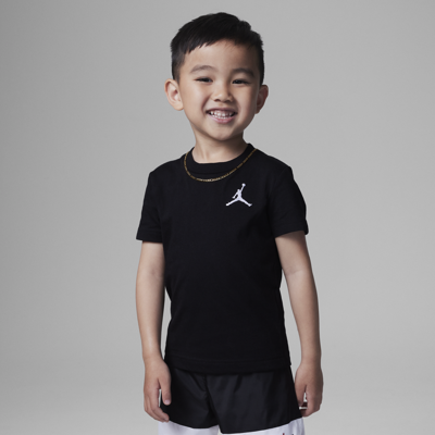 Jordan Babies' Jumpman Air Embroidered Tee Toddler T-shirt In Black