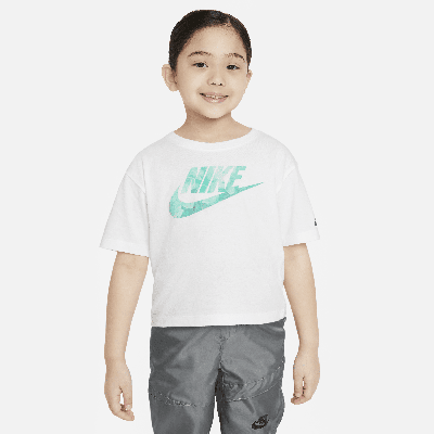 Nike Sci-dye Boxy Tee Little Kids T-shirt In White