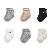 Nike Logo Assorted 6-pack Crew Socks In Multicolor
