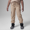 Jordan Post Up Cargo Pants Little Kids Pants In Brown