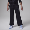 Jordan Icon Play Wide Leg Pants Big Kids Pants In Black