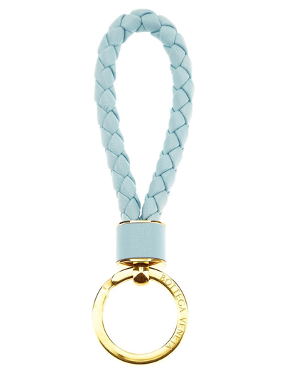 Bottega Veneta Key Ring In Blue