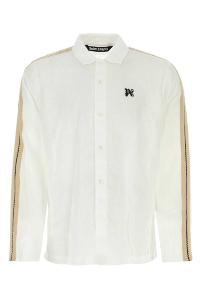 Palm Angels Pa Monogram Printed Long In White