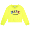 THE MARC JACOBS THE MARC JACOBS KIDS LOGO EMBROIDERED JERSEY KNIT SWEATSHIRT