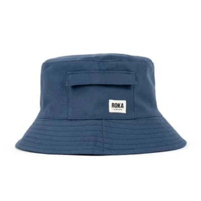 Roka Hatfield Bucket Hat One Size In Sustainable Water Resistant Cotton Midnight