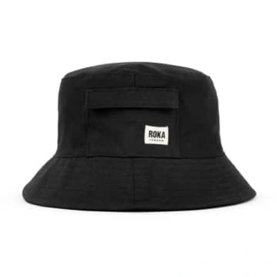 Roka Hatfield Bucket Hat One Size In Sustainable Water Resistant Cotton Black