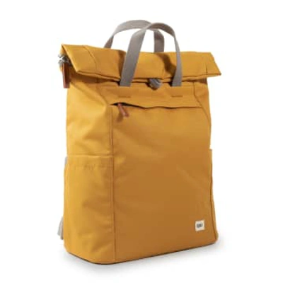 Roka Back Pack Rucksack Finchley A Large In Recycled Sustainable Canvas In Flax