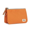 ROKA PURSE CARNABY SMALL IN RECYCLED SUSTAINABLE CANVAS ATOMIC ORANGE