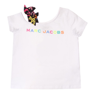The Marc Jacobs Kids Logo Printed One In White