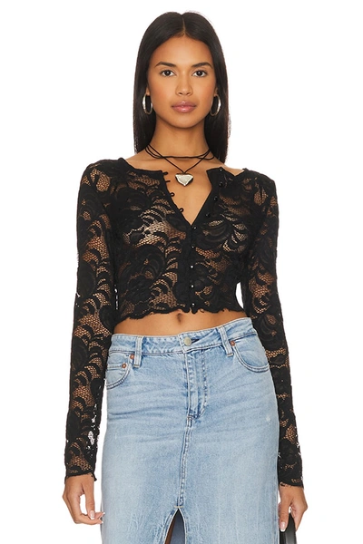 Superdown Elowen Top In Black