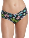 Hanky Panky Floral Print Supima® Cotton Boyshorts In Pure Joy