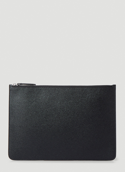 Maison Margiela Four Stitch Pouch Briefcase In Black