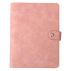 Multitasky Vegan Leather Organizational Notebook A5 With Sticky Note Ruler In Pink