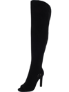 VINCE CAMUTO SHASSA WOMENS SUEDE OPEN TOE OVER-THE-KNEE BOOTS