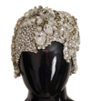 DOLCE & GABBANA Dolce & Gabbana Teardrop Beaded Casque Sequin Turban Women's Headdress