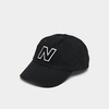 Finishline New Balance V990 Block N Curved Brim Snapback Hat In Black