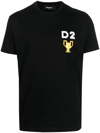 DSQUARED2 PIXEL-PRINT SHORT-SLEEVE T-SHIRT