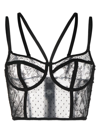 DOLCE & GABBANA SEMI-SHEERED BALCONETTE BRA