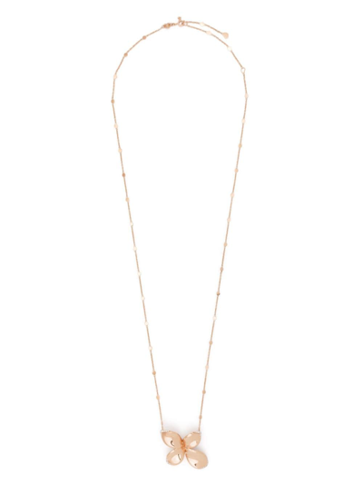 Pasquale Bruni 18kt Rose Gold Giardini Segreti Diamond Necklace In Pink