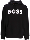 Hugo Boss Boss Sullivan Logo Hoodie In Black