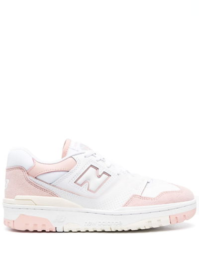 New Balance 550 Low-top Leather Sneakers In White
