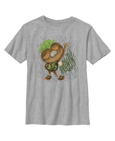 Disney Pixar Boy's Elemental Clod Growth Spurt Child T-shirt In Athletic Heather