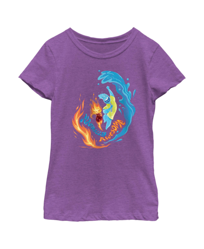Disney Pixar Girl's Elemental Ember And Wade Naturally Awesome Child T ...