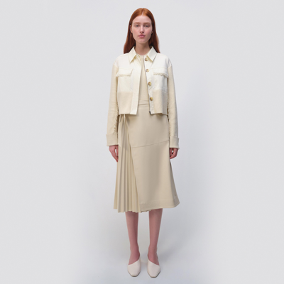 Jonathan Simkhai Rochelle Jacket In Natural White