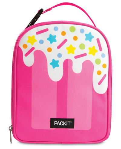 Pack It 10.25" H Freezable Playtime Lunch Bag In Pink Popsicle