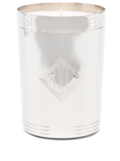 Ralph Lauren Silver-tone Rhinelander Logo-debossed Candle