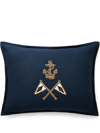 RALPH LAUREN BLUE BAYVIEW THROW CUSHION,65077828900220681975