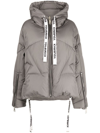 Khrisjoy Women's Nylon Down Jacket In Grey