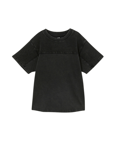 Cotton On Kids' Toddler Boys Vinnie Short Sleeve Moto T-shirt In Phantom Wash