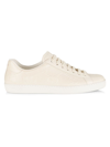 Gucci Men's Gg Embossed Ace Sneakers In Mystic White