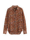 Rag & Bone Antonia Top In Brown Multi