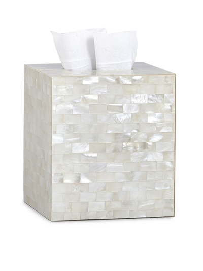 Labrazel White Agate Tissue Cover In Opalescent Ivory