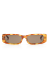 LINDA FARROW TALITA RECTANGLE-FRAME SUNGLASSES