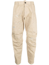 DSQUARED2 DISTRESSED-EFFECT COTTON CROPPED TROUSERS
