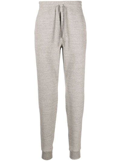 Tom Ford Drawstring-waist Cotton Track Pants - Men's - Cotton In Grey