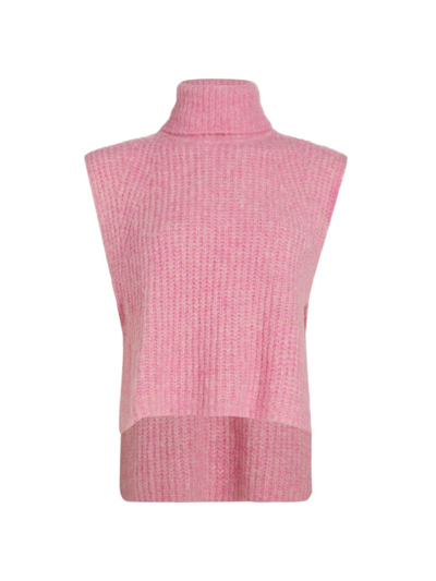 Isabel Marant Étoile Women's Megan Sleeveless Alpaca Sweater In Fluo Pink