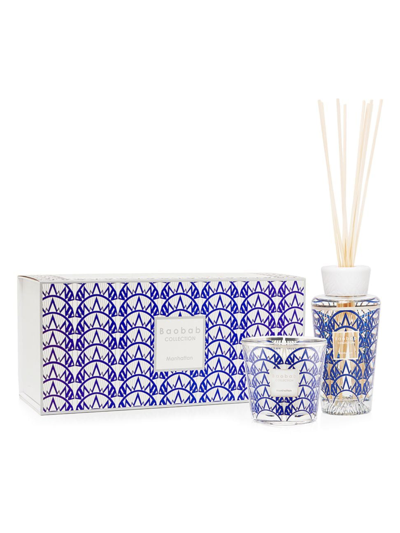 Baobab Collection My First Baobab Manhattan 2-piece Gift Box In Navy Platinum